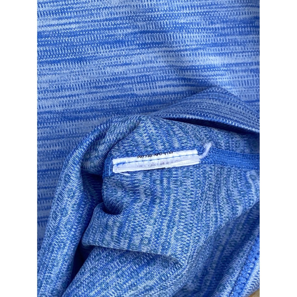 Columbia Omni-Freeze Womens Medium Blue Space Dye V-Neck Athletic T-Shirt - Picture 5 of 8